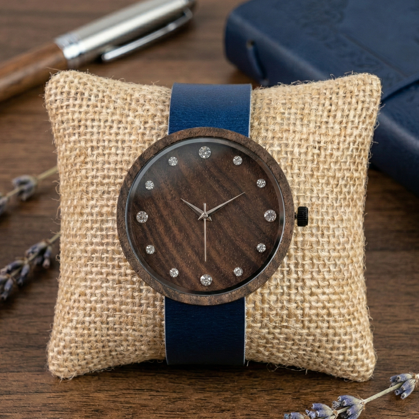 Arkadaşına hediye arayanlar için kişiselleştirme opsiyonu sayesinde manevi değeri yüksek anlamlı bir hediye SVENN Shiny Keoke ahşap saat.