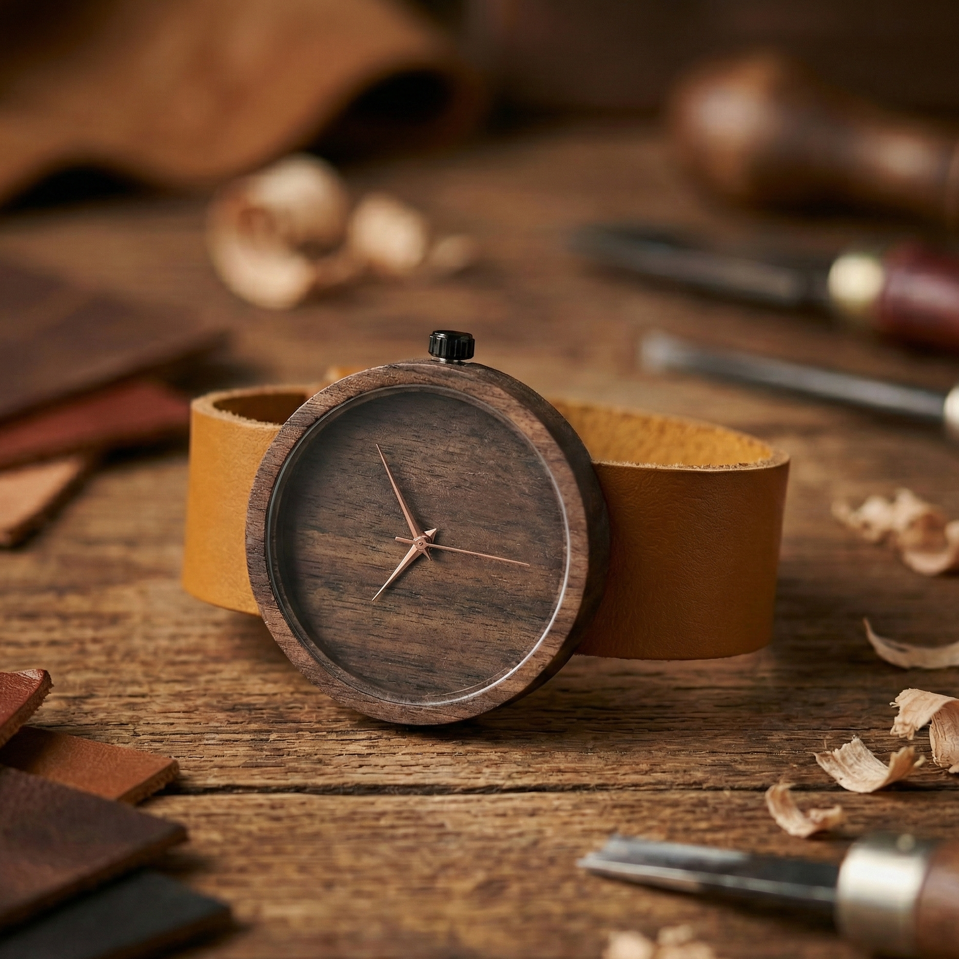 Doğal ceviz ağacı damarlarının sıcak kahve tonlarıyla buluştuğu, sade ve şık detaylara sahip Svenn Pure Affogato modeli.