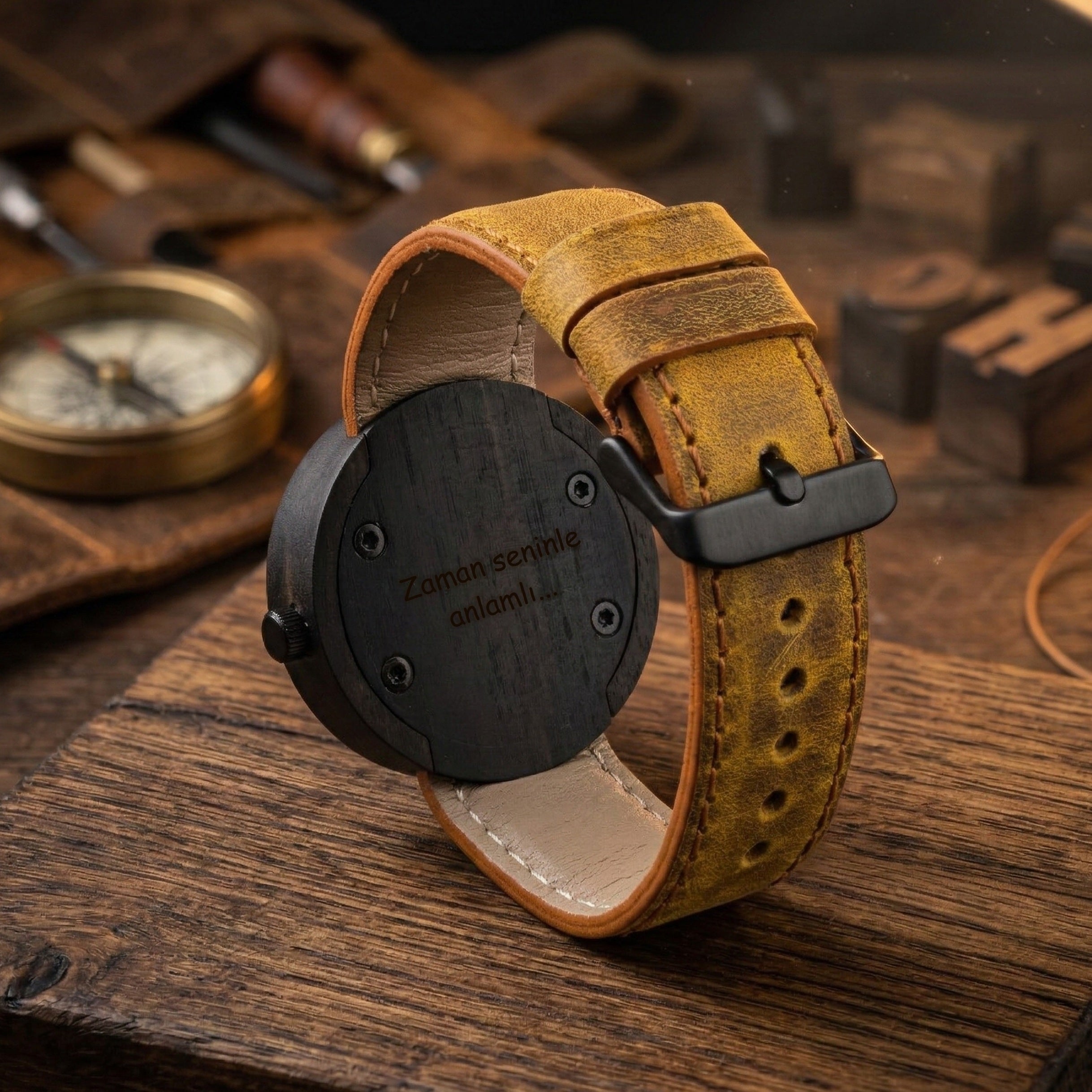 Arka kapağına sevgiliniz için dilediğiniz notu yazdırabileceğiniz, isme özel ve karizmatik bir erkek hediye seçeneği.