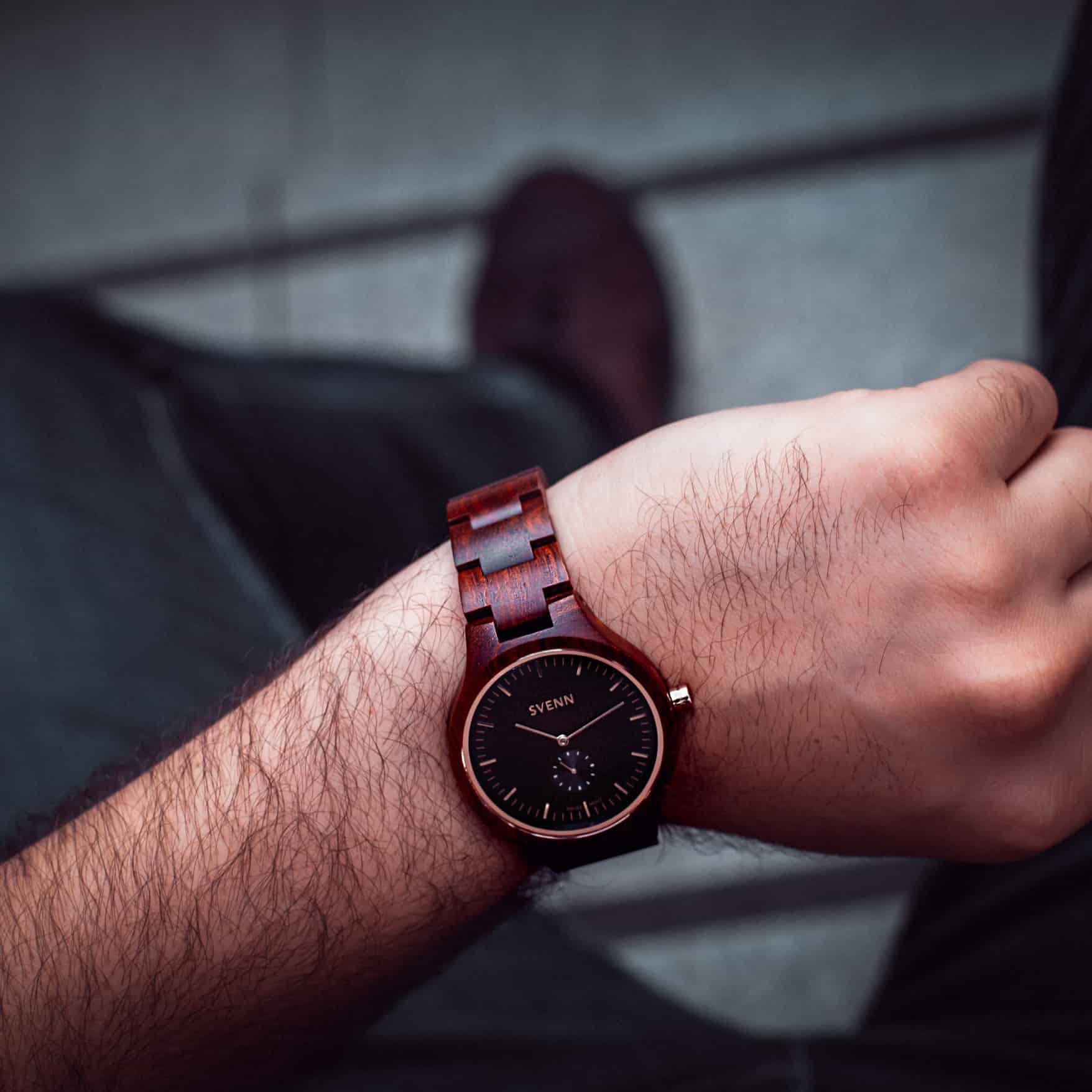 Minimalist Ahşap Kol Saati