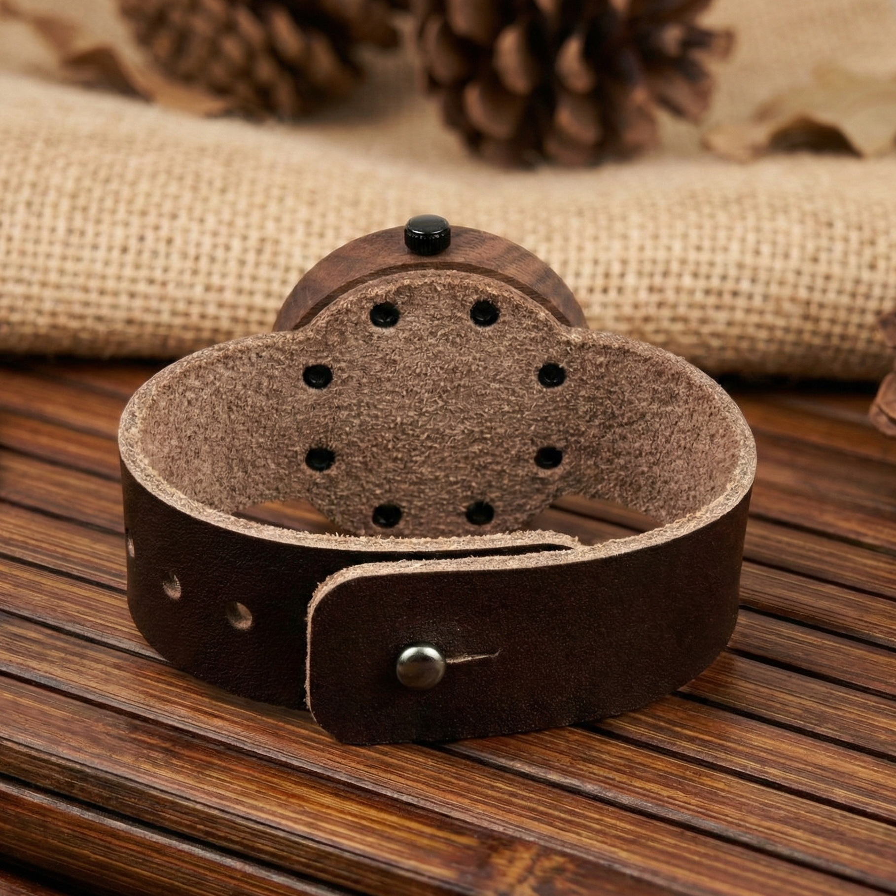 MINIMALIST MOCHA Kol Saati & Ceviz Ağacı