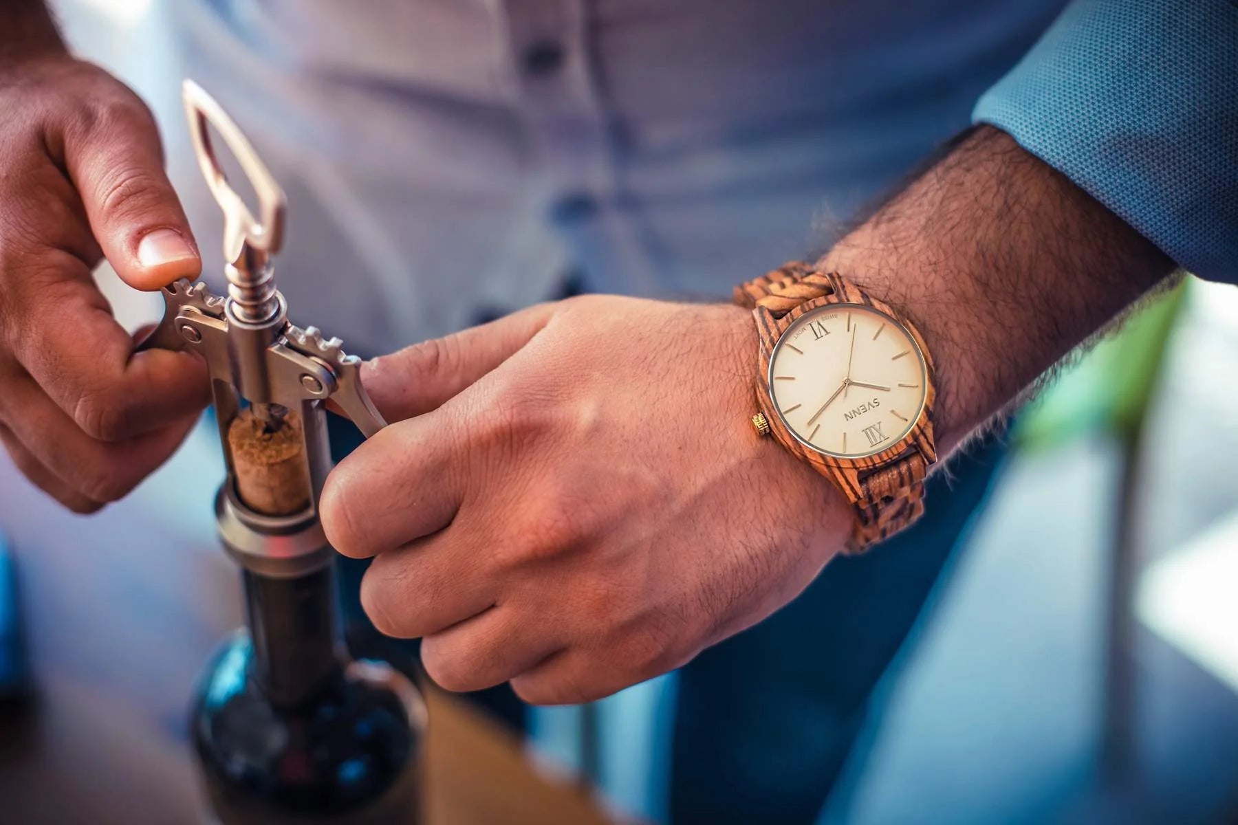 mens wood watch