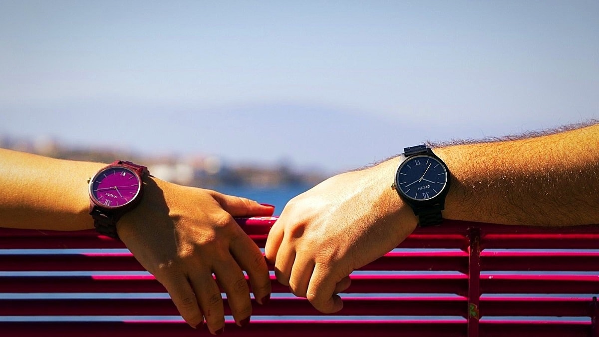 wooden watch for him and her