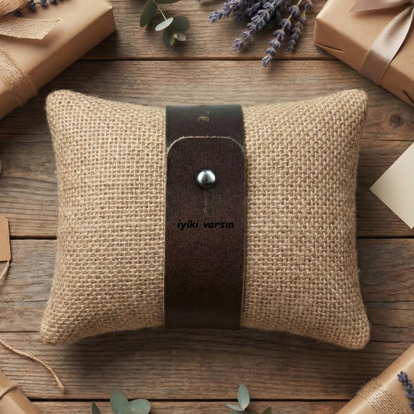 "Sonsuza dek" veya "Zaman seninle güzel" gibi anlamlı sözlerin işlendiği, koyu renk seven erkeğe hediye edilebilecek Svenn Minimalist Mocha.