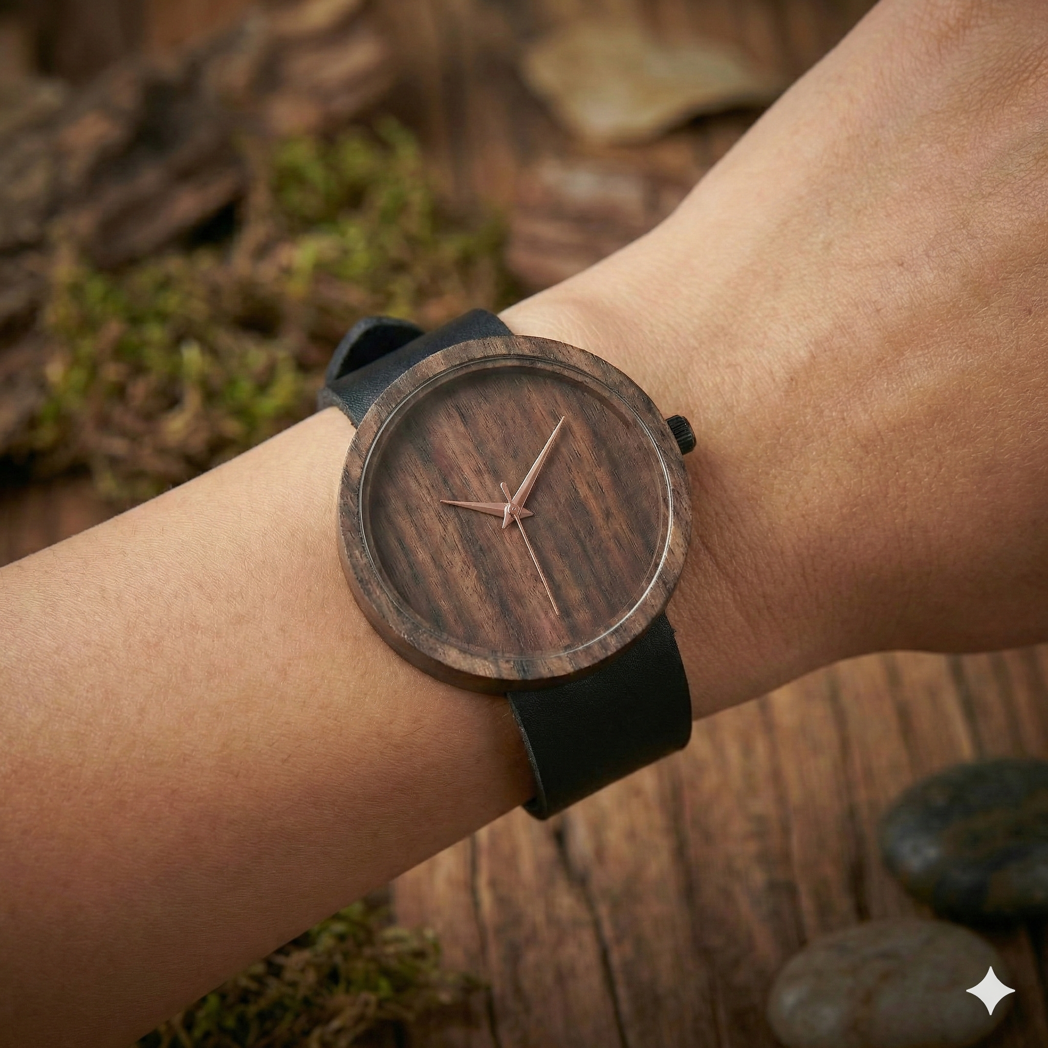 Hafif ve şık yapılı özel tasarım saat kadın koleksiyonu kordon detayı.